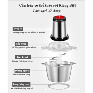 Máy Xay Thịt Gia Đình SBJJ03 Cối Inox