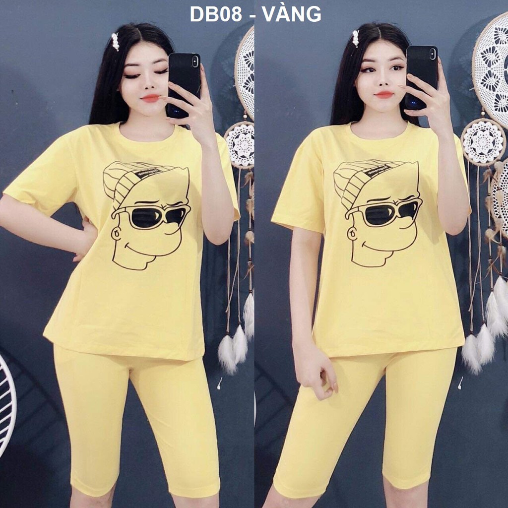 [Sale] ĐỒ BỘ LỬNG IN HÌNH HOẠT HÌNH NGỘ NGHĨNH DB08 [RẺ VÔ ĐỊCH] | BigBuy360 - bigbuy360.vn