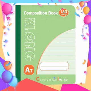 Sổ may klong a7 dán gáy 160tr ; ms: 302