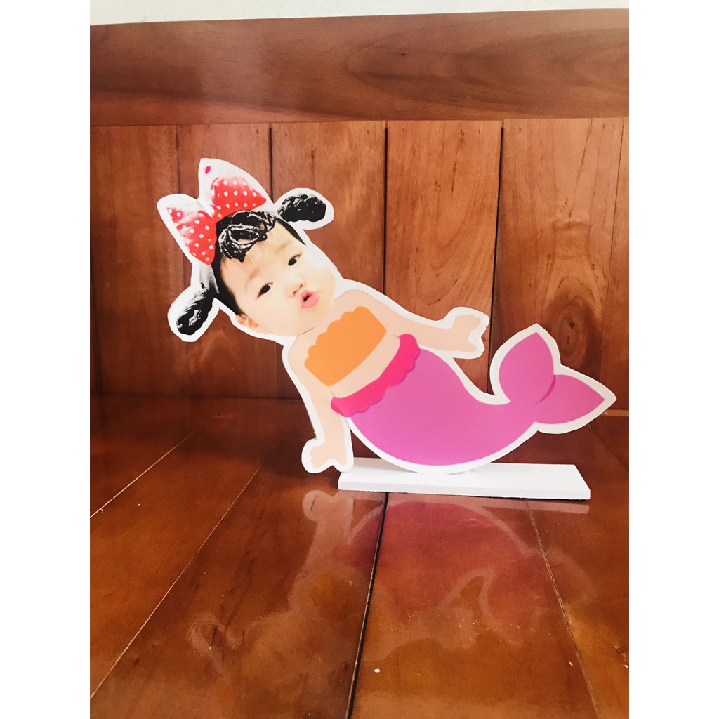 Chibi cho bé trăng trí sinh nhật