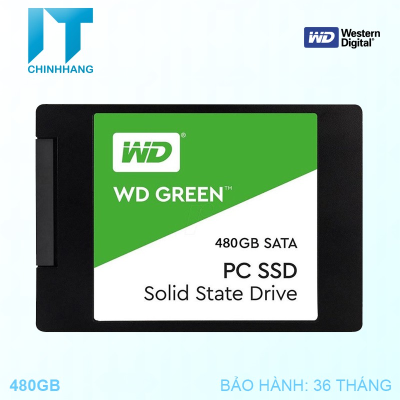 Ổ cứng SSD WD Green 480GB SATA III 2.5 inch - Hàng Chính Hãng