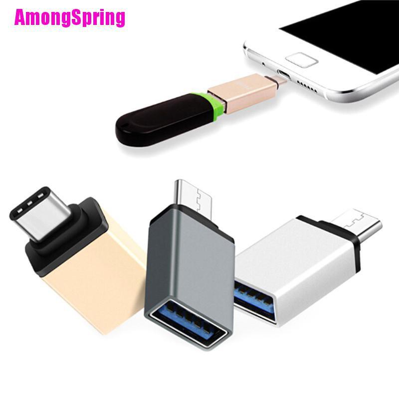 Đầu chuyển đổi đồng bộ dữ liệu từ giắc cắm usb type c sang cổng cắm usb 3.0 dành cho điện thoại Macbook