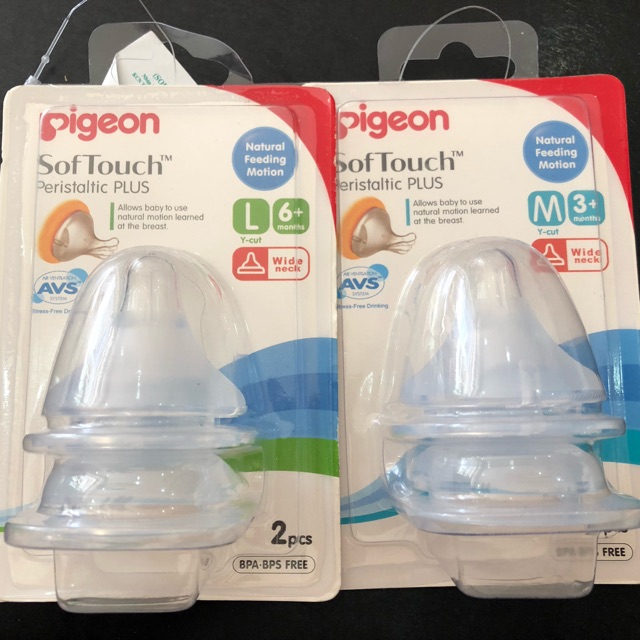 Ty thay PIGEON cổ rộng size M - L