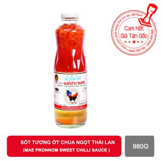 Sốt tương ớt Chua Ngọt Mae Pronnom Sweet Chilli Sauce thái lan 980g