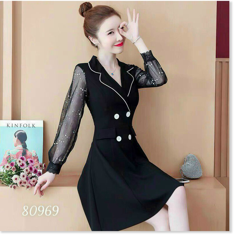 ĐẦM UMI PHỐI LƯỚI DÁNG SUÔNG SIÊU XINH THỜI TRANG KOKO MI