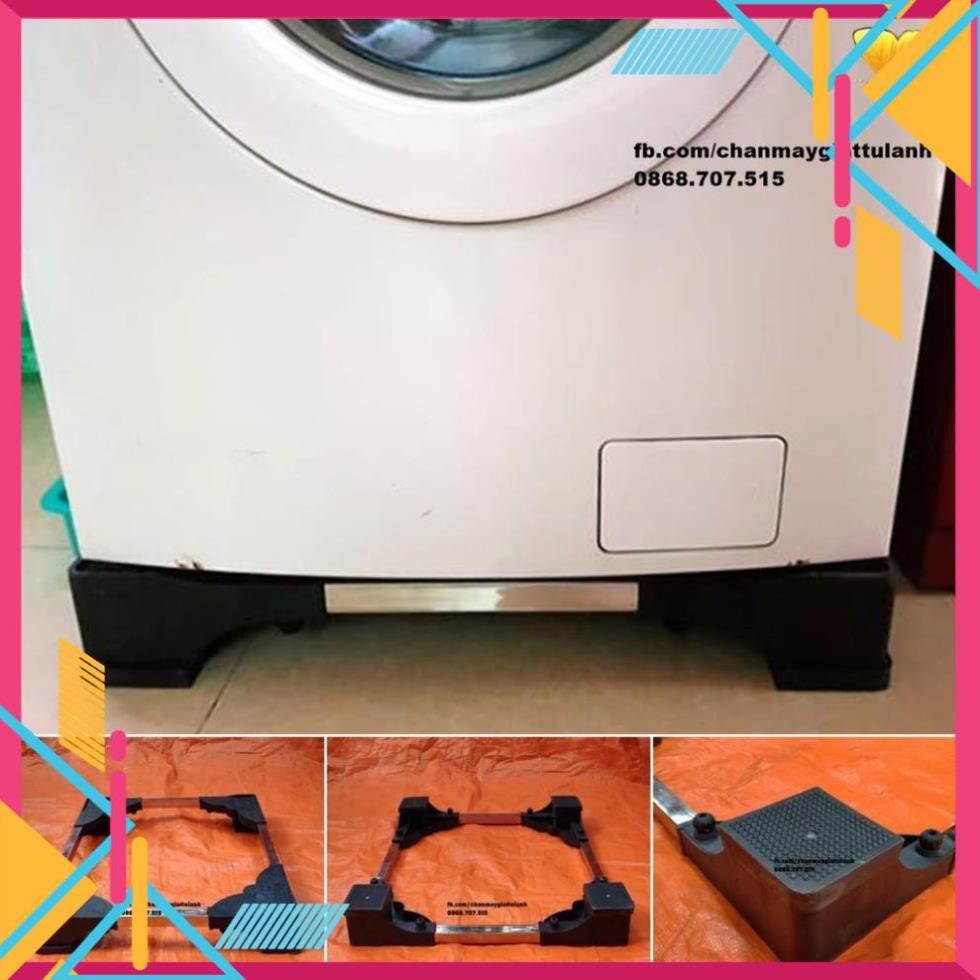 Chân máy giặt cửa ngang Electrolux - Kệ máy giặt - Đế kê máy giặt chống rung Electrolux trụ cốt bê tông chắc bền