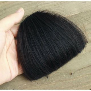 Compo tóc mái ngố thật và búi phồng hình thật
