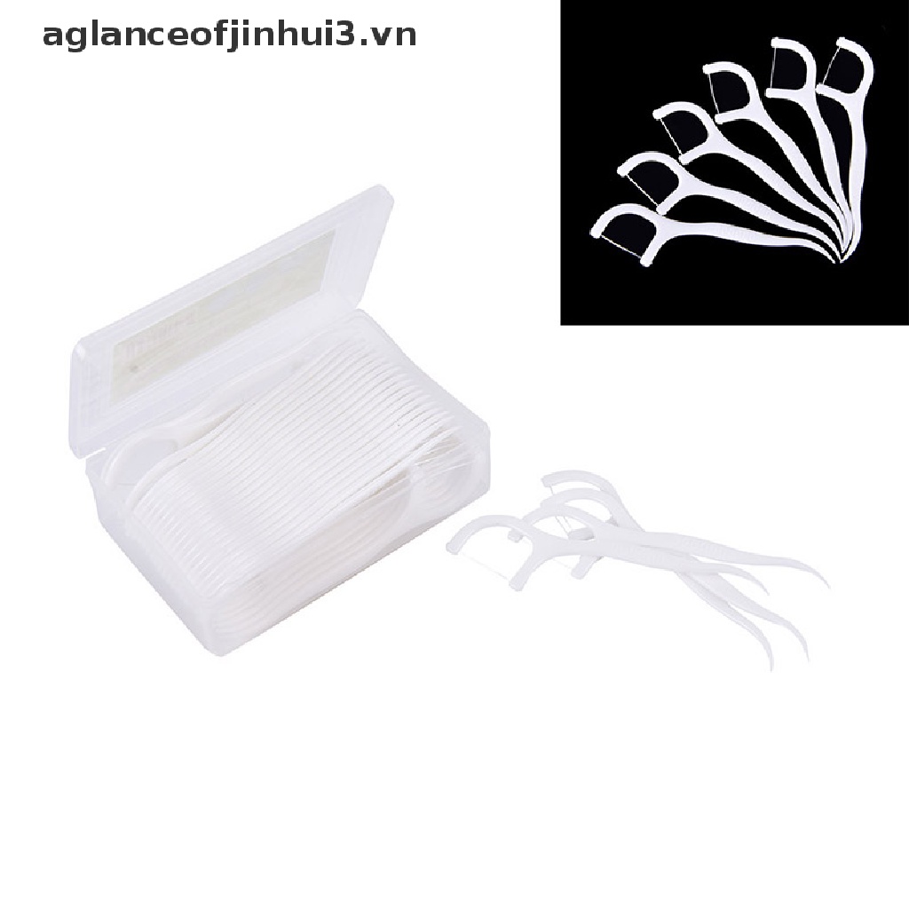 Set 1 Hộp / 50 Tăm Chỉ Nha Khoa Chất Lượng Cao