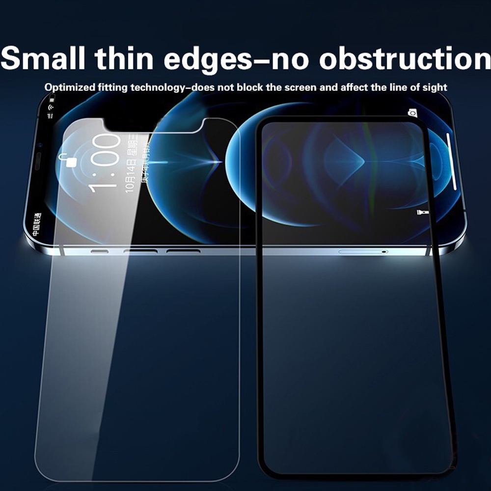 Cho iPhone 14 Pro Max Kính Cường Lực Trong Suốt Bảo Vệ Toàn Màn Hình 0.3mm Cho iPhone 11 12 13 Pro Max 7 8 Plus 0.3mm
