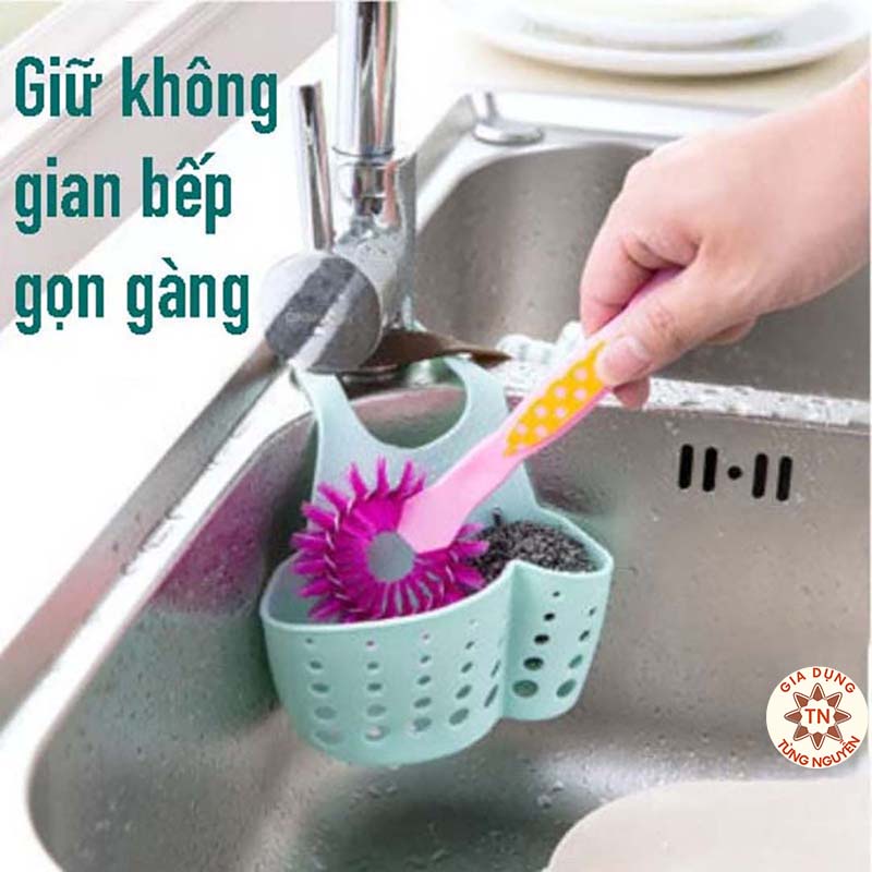 Giỏ Phơi Ráo Treo Vòi Nước Rửa Chén Tiện Dụng [GIỎ TREO BỒN RỬA]