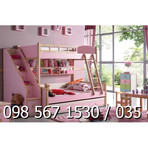 Giường tầng bé gái