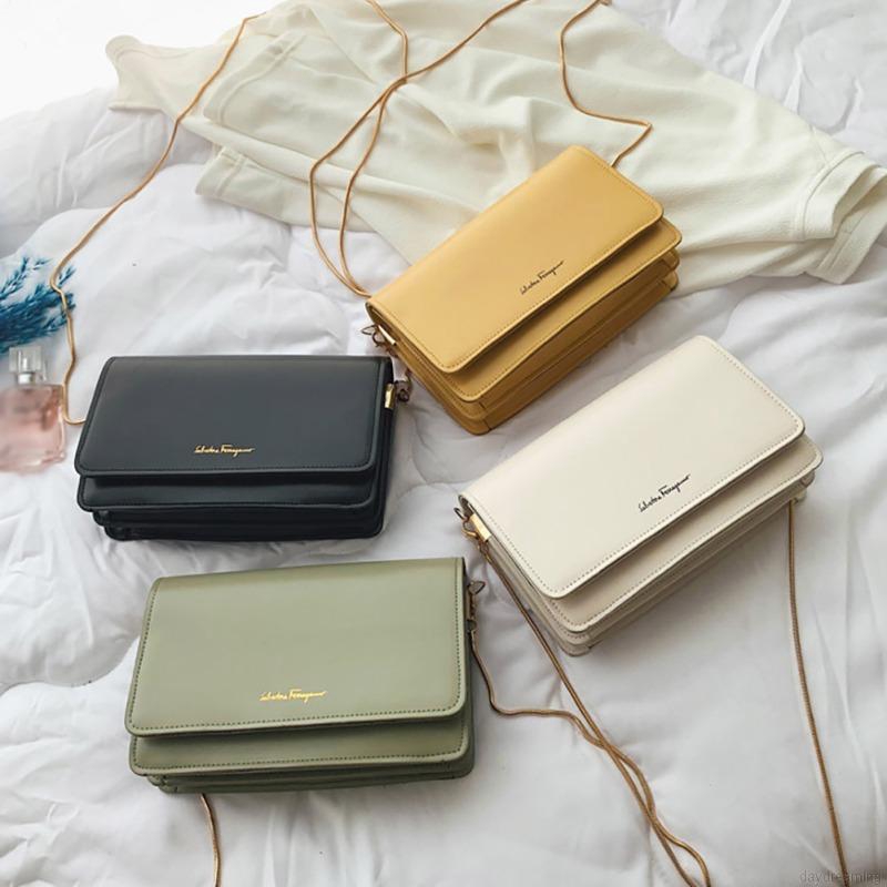 Túi da PU đeo chéo thời trang cho nữ