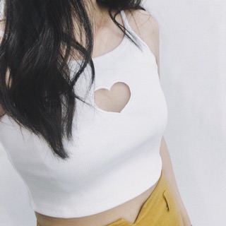 Áo heart croptop