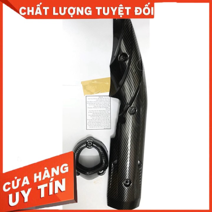 Combo Ốp Pô + Ốp Hông Pô Exciter 150 Sơn CarBon Cực Đẹp!