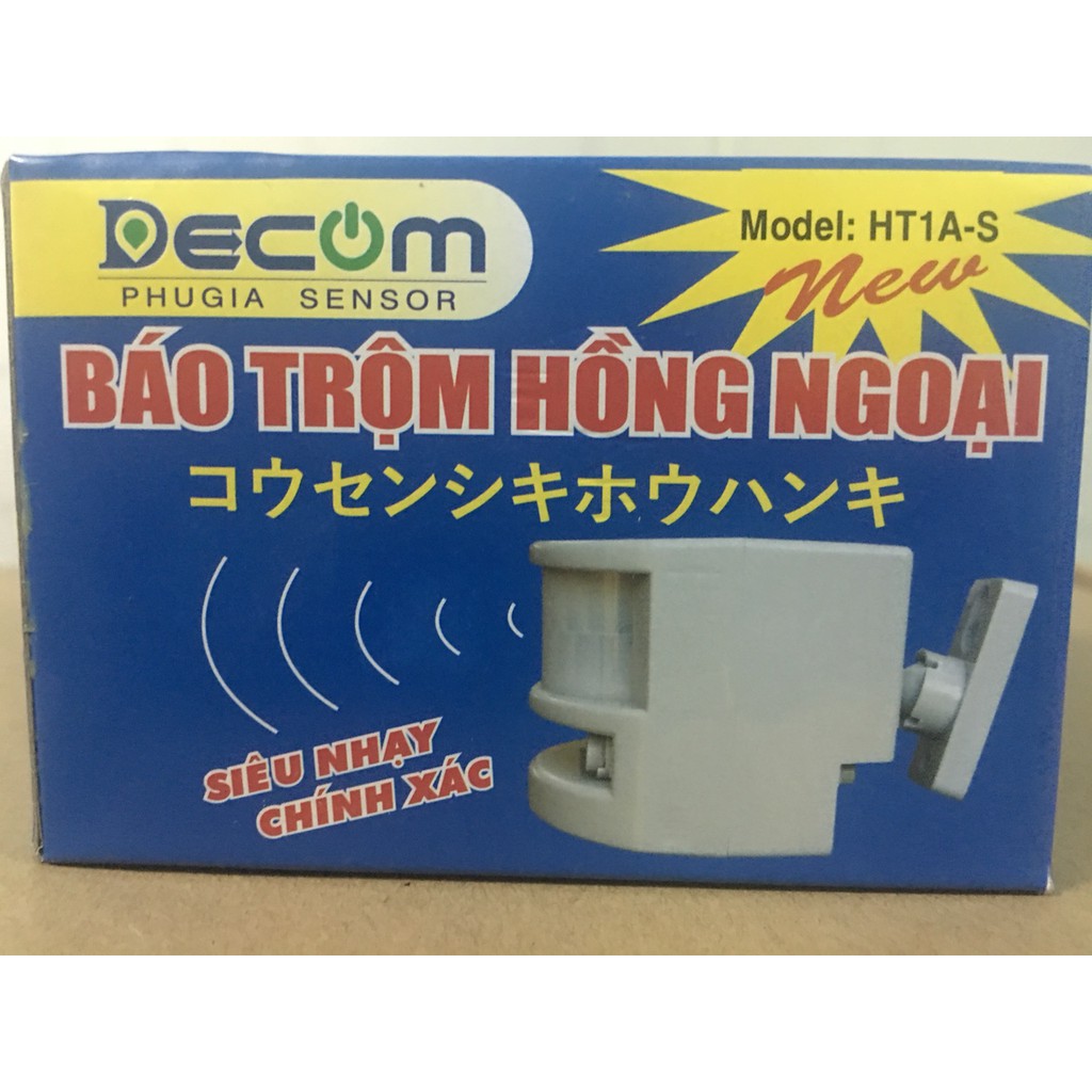 Báo Động Chống Trộm Hồng Ngoại HT1A 3 Nút Chỉnh NEW