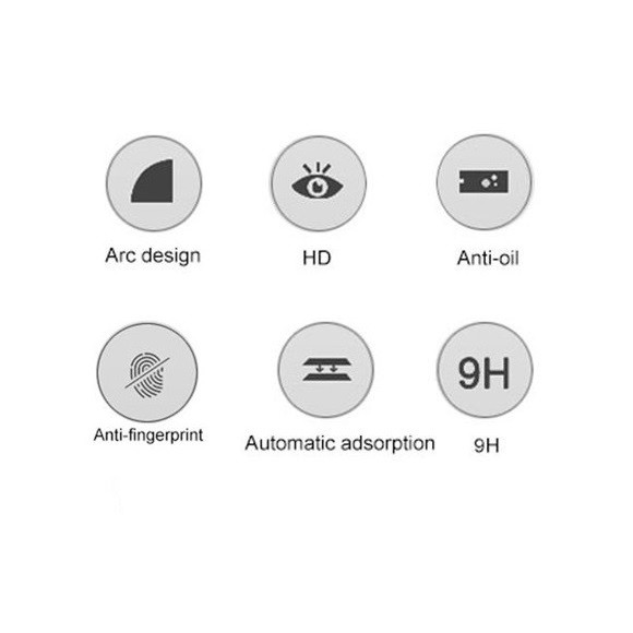 Kính cường lực phủ full màn hình 5D Nokia X6 - Nokia 6.1 Plus (Đen)tặng keo chống hở mép