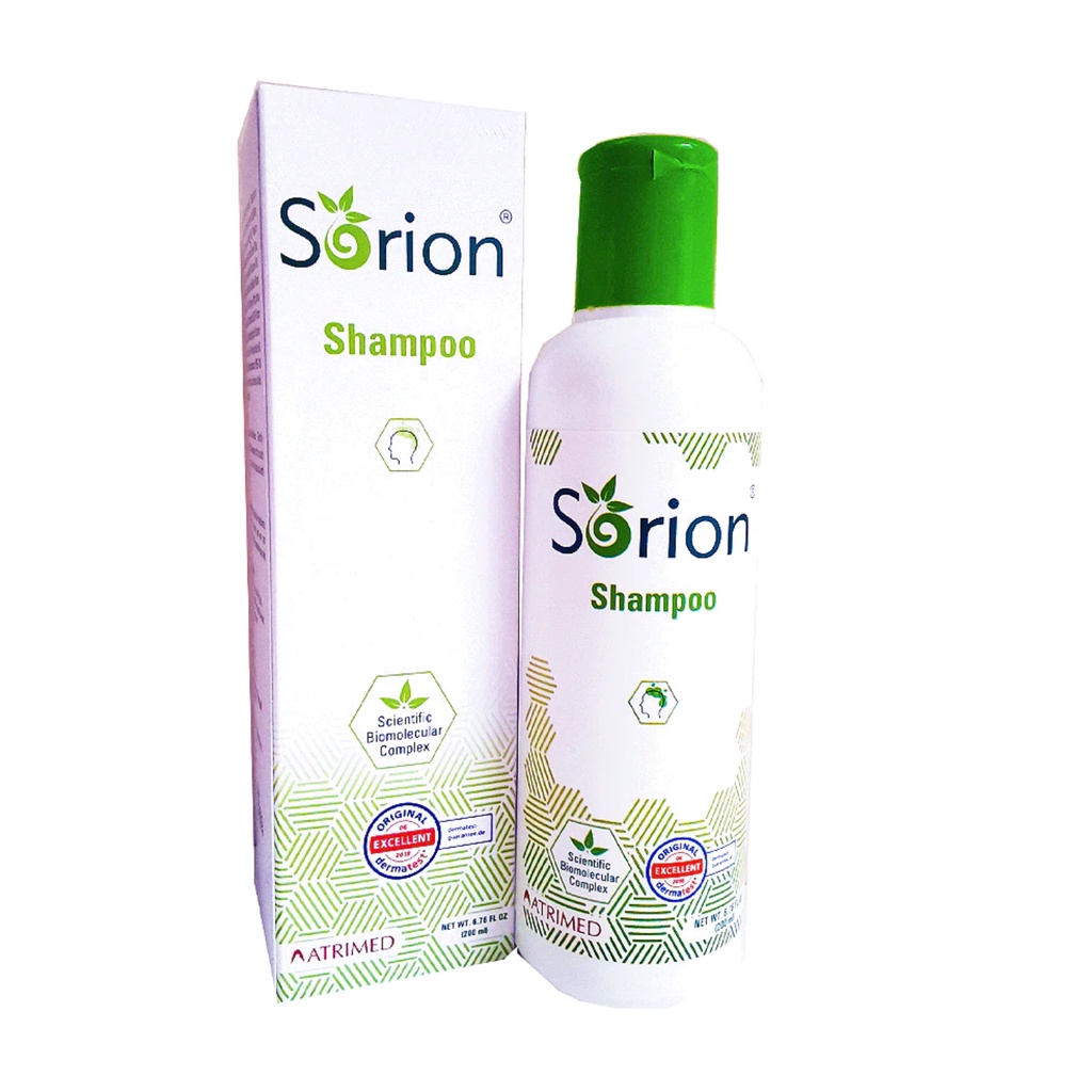 Dầu gội Sorion 200ml giải quyết các vấn đề da đầu: Gàu, bong tróc da đầu...