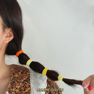 Set 50 Dây Cột Tóc Đuôi Ngựa E120 Phối Màu Gradient Độc Đáo