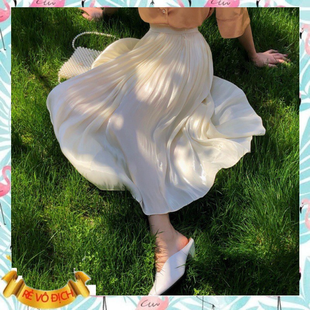 Chân váy lụa xinh - Hàng Quảng Châu mềm mịn siêu đẹp sang chảnh ảnh thật + video | BigBuy360 - bigbuy360.vn