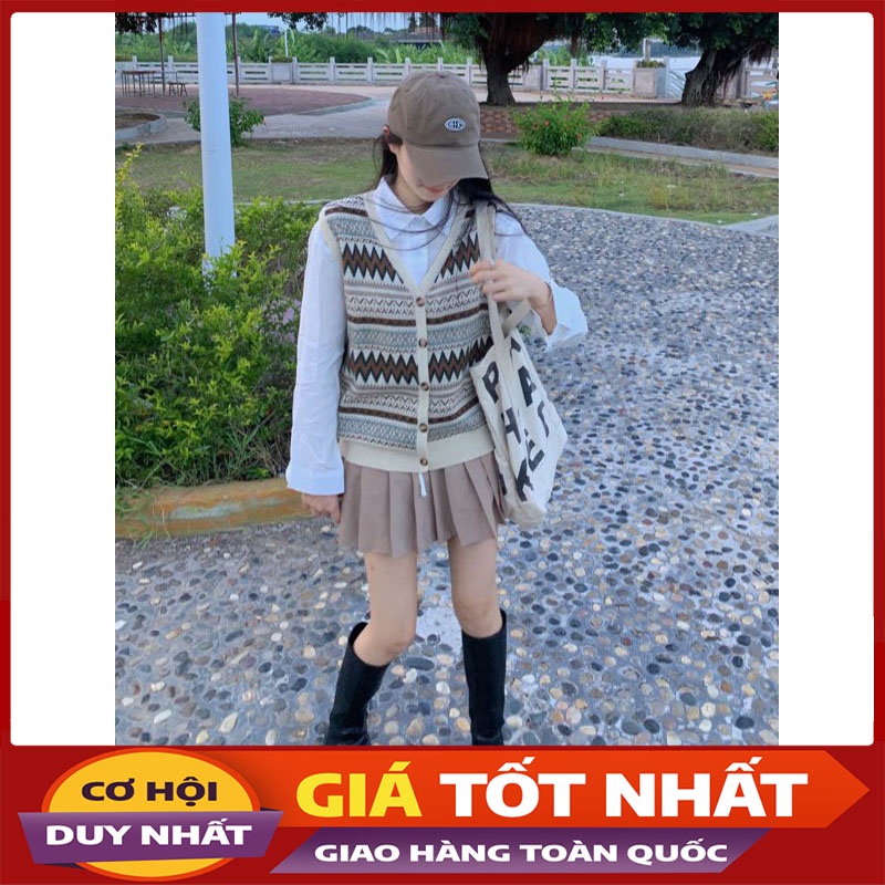 Áo Gile Len Thổ Cẩm Đóng Cúc Đủ Size M0050-Violet