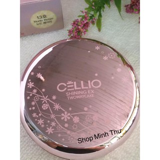 Phấn phủ Cellio Shining Ex Twoway Cake
