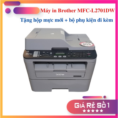 MÁY IN BROTHER MFC-L2701DW (MỚI 90%) - IN/SCAN/COPY(A4) - IN QUA WIFI - IN 2 MẶT TỰ ĐỘNG - BH 3 THÁNG