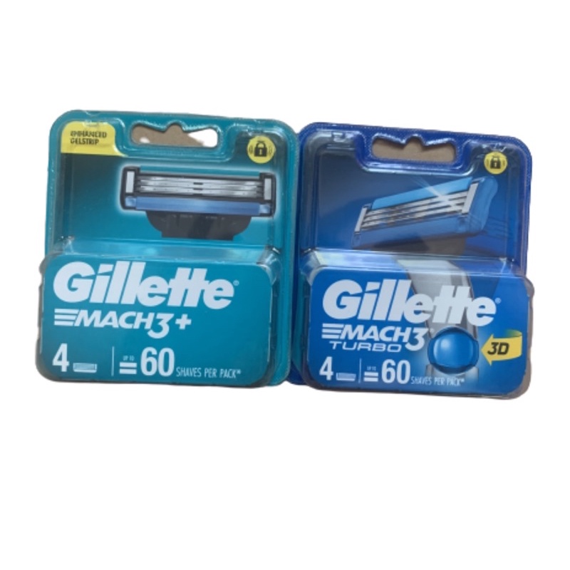 Vỉ 4 chiếc lưỡi Gillette Mach 3 ( mẫu mới 2021)