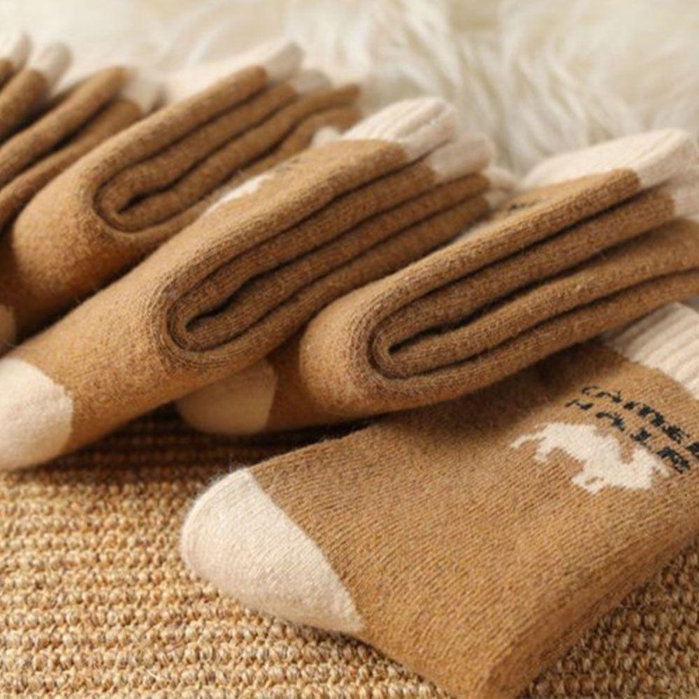 1 Đôi Tất Mùa Đông Dày Chất Lượng Cao Cho Nữ