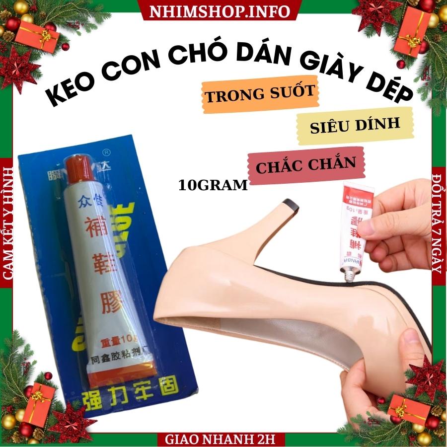 Keo con chó dán giày dép siêu chắc chuyên dụng độ dính cao bám tốt chống nước an toàn cho da tay KD02