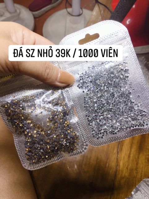 ĐÁ CHÂN KEO YHB LƯỚI SKINNAIL LẺ SZ MÀU TRẮNG MÀU VÀNG ĐÁ NHỎ ĐÍNH MÓNG TRANG TRÍ MÓNG BỀN CHẮC ĐẸP SÁNG SIZE NHO ĐỄ LÀM