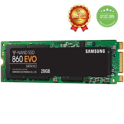 Ổ cứng SSD M2-SATA 250GB Samsung 860 EVO  NVMe2280