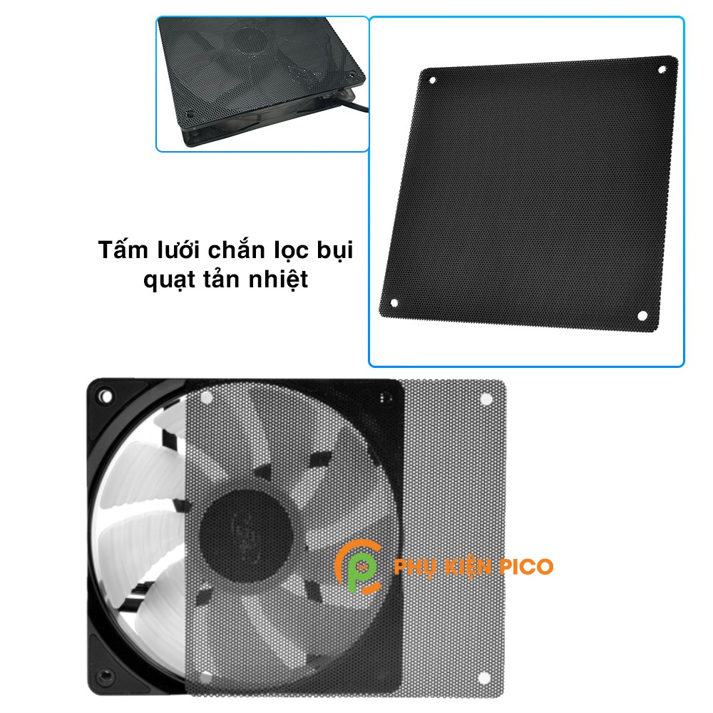 Tấm lưới chắn lọc bụi case máy tính quạt tản nhiệt nhiều kích thước - Tấm lưới chống bụi tự cắt