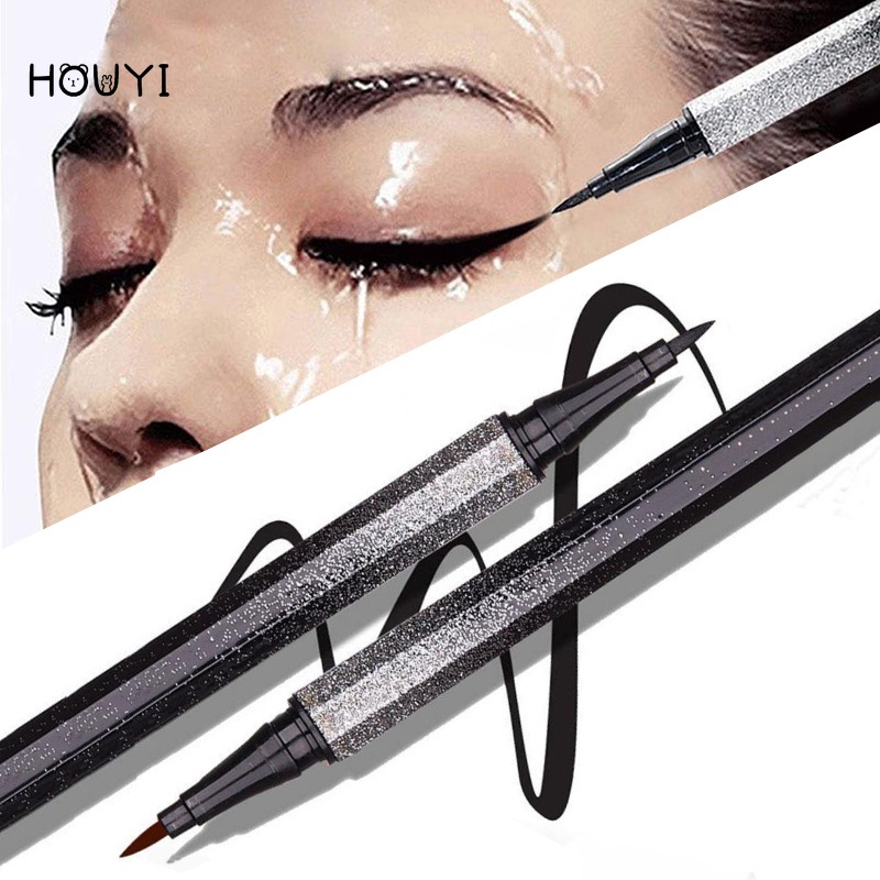 Bút Kẻ Mắt Dạng Lỏng 2 Màu Lấp Lánh Ánh Sao / Chống Thấm Nước / Mồ Hôi
