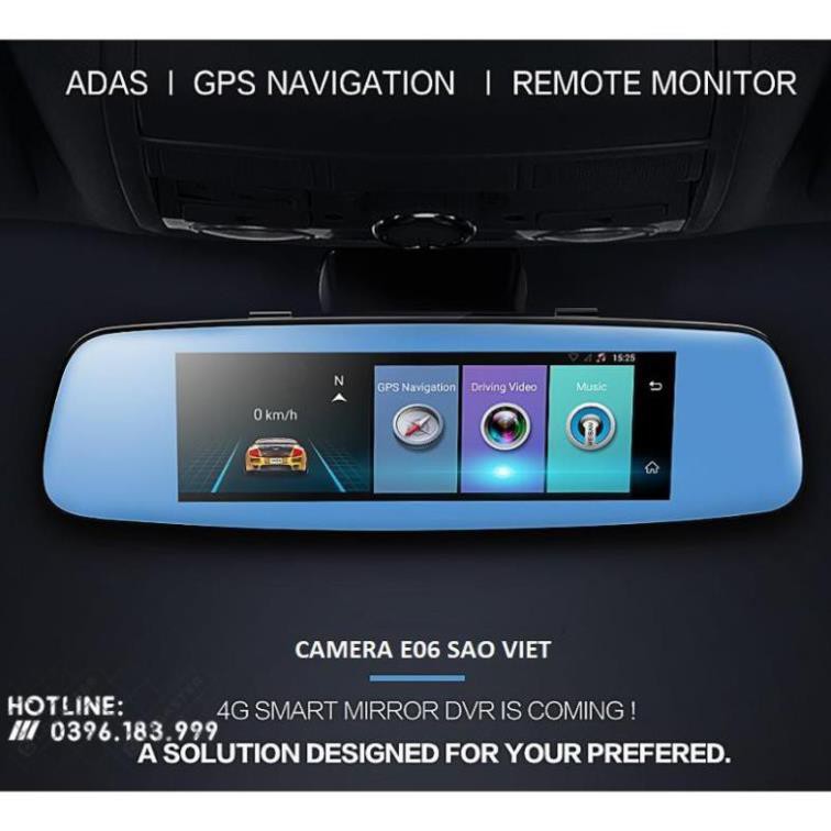 Camera hành trình gương Android 7 inch 4G/WIFI/GPS/ADAS E06 giám sát từ xa ver 2020 | BigBuy360 - bigbuy360.vn