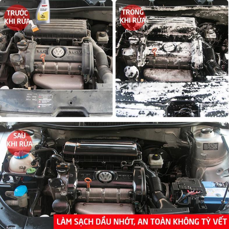 TKC Dung dịch làm sạch và bảo dưỡng khoang động cơ Sonax Engine Cold Cleaner tẩy rửa vệ sinh dầu mỡ,dầu thải-SN-543200