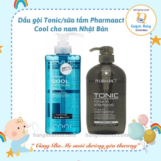 Bộ dầu gội xả kết hợp Tonic/sữa tắm Pharmaact cool nội địa nhật bản