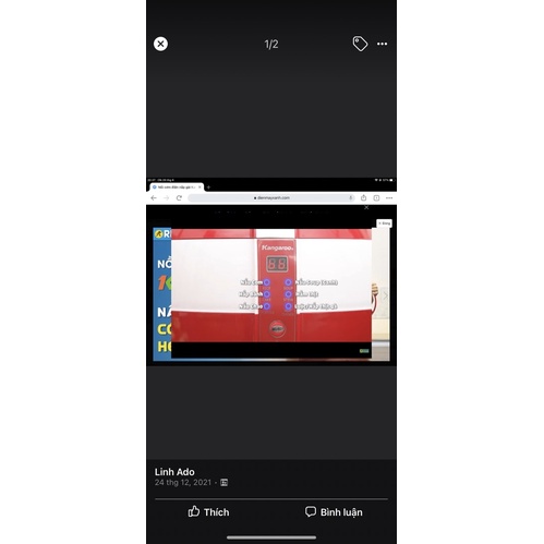 Nồi cơm điện tử hàng trưng bày giá thanh lý #435k