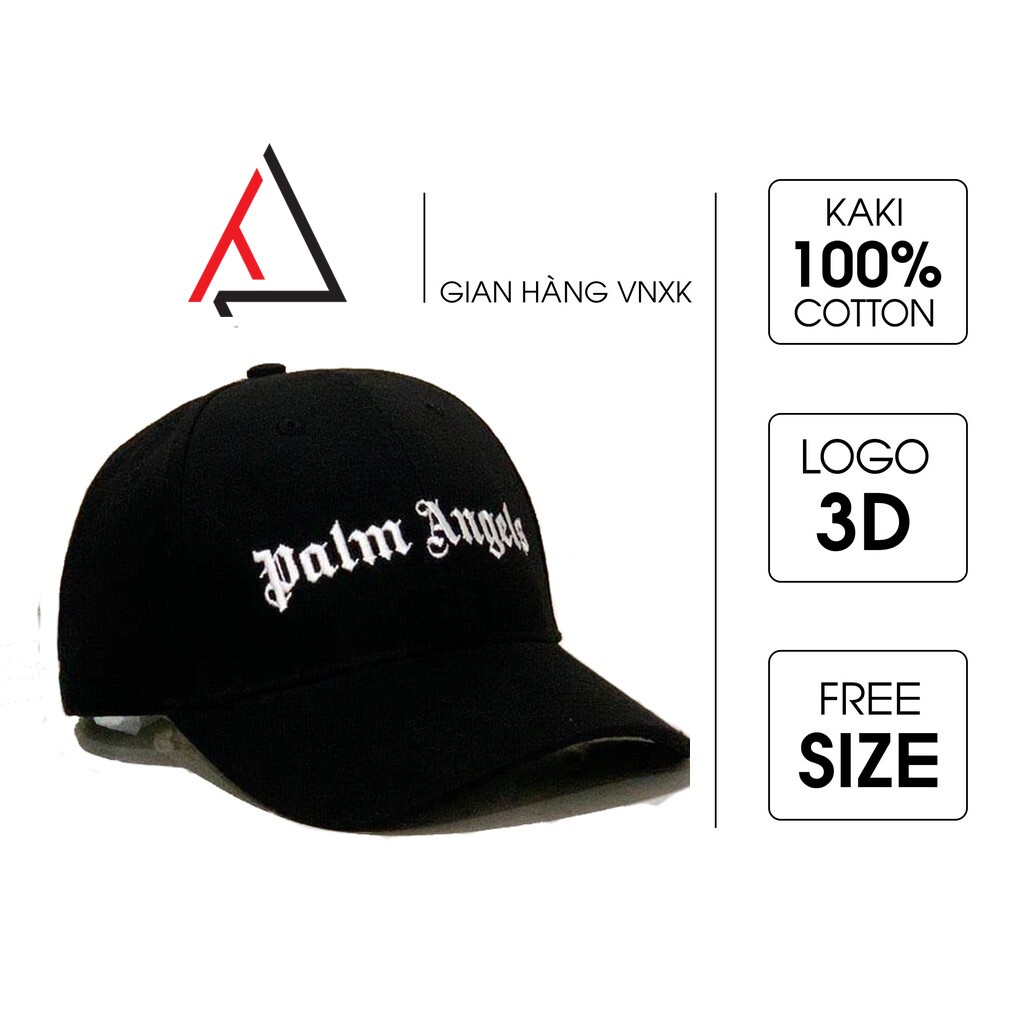 Nón kết Palm Angels logo thêu tinh tế Free size, Full hộp VK013