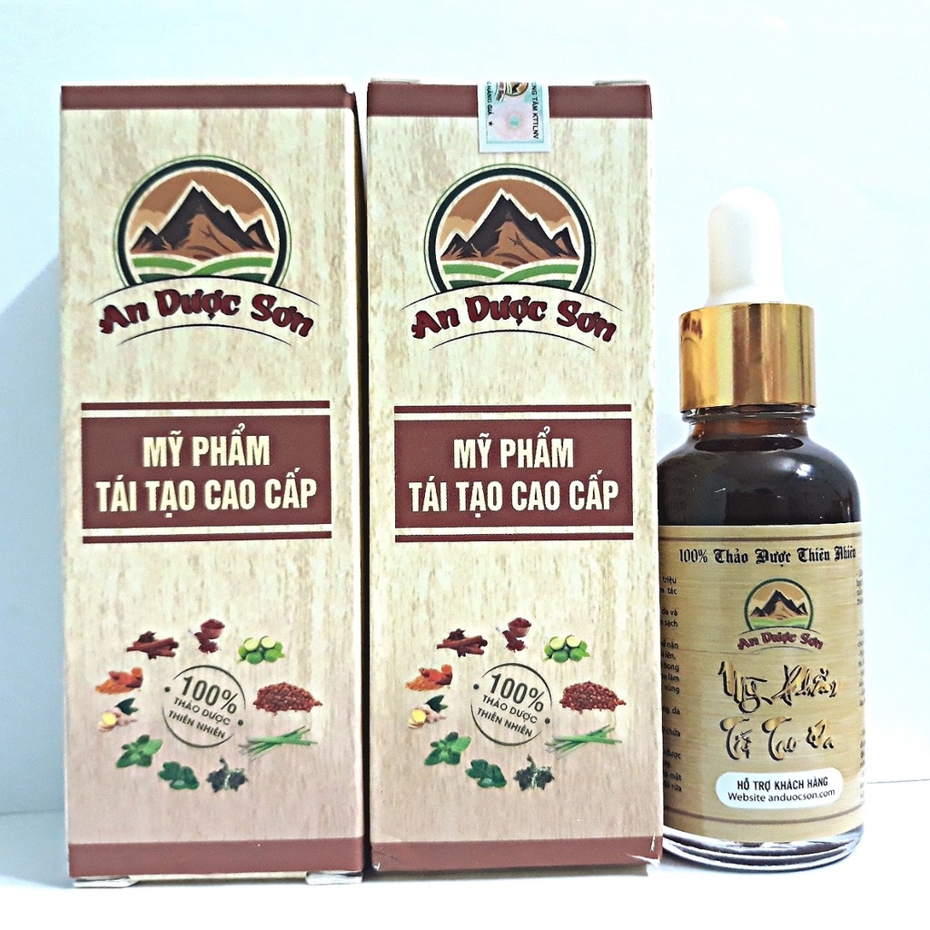 AN DƯỢC SƠN 3 chai Serum tái tạo 30ml - SẠCH MỤN SẠCH NÁM SẸO RỖ