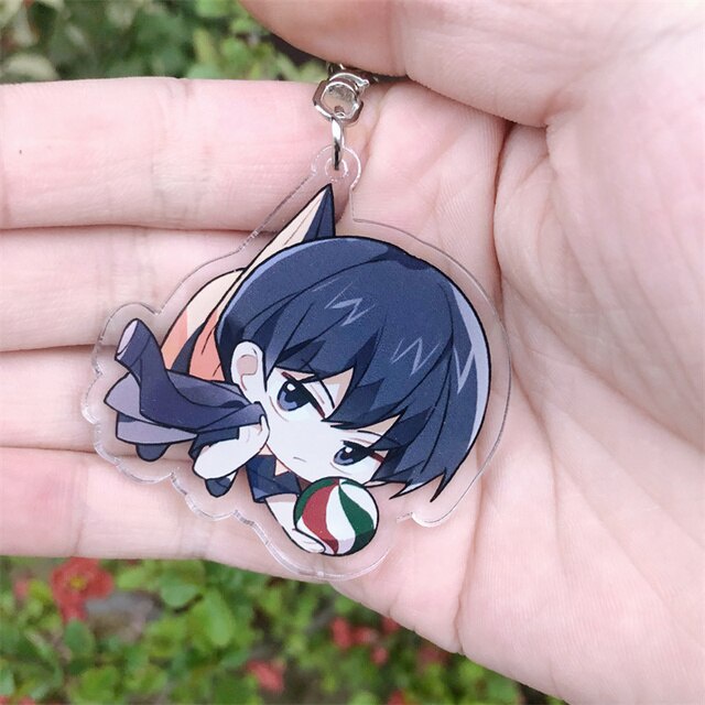 Móc khóa chibi anime Haikyuu  móc khoá quà lưu niệm móc khoá phụ kiện túi xách balo móc khoá bằng arcrylic