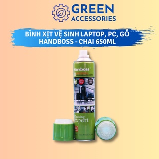 Bình Xịt Vệ Sinh Laptop, PC, Đồ dùng gia đình đa năng Handboss 650ml