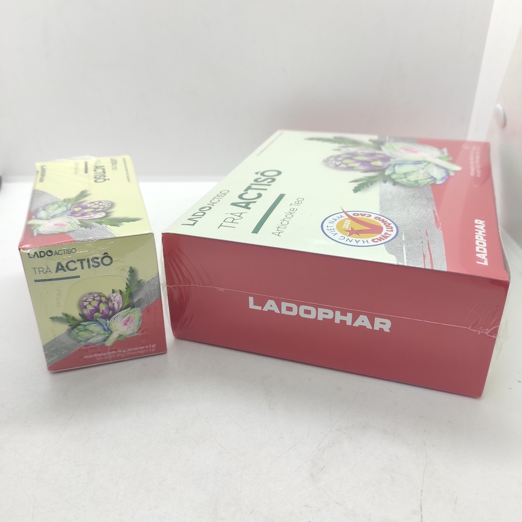 Trà Atiso Ladophar hộp 100 túi lọc - Trà Atiso Đà Lạt Lâm Đồng