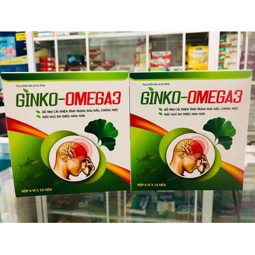 Viên uống Ginko Omega3, hộp 60 viên