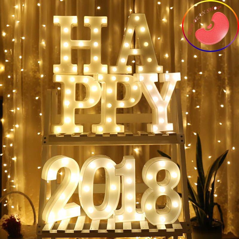 Đèn Led Số 0-9 Trang Trí Tiệc Tặng Kèm 2 Pin AA