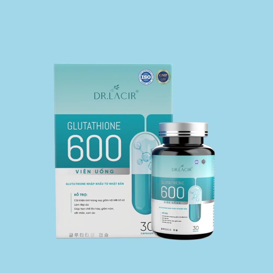 Glutathione 600 Viên Uống Dr.Lacir 30 capsules | Thế Giới Skin Care