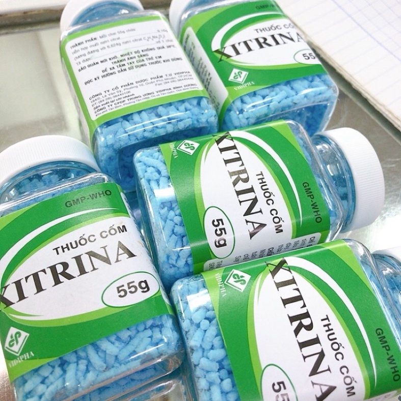[Chính hãng] Cốm tiêu xanh Xitrina lọ 55g - cốm ăn ngon