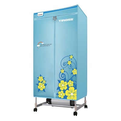 Máy sấy quần áo Tiross TS882, tủ hình chữ nhật, có điều khiển từ xa và cảm biến nhiệt - Bảo hành chính hãng 12 tháng.