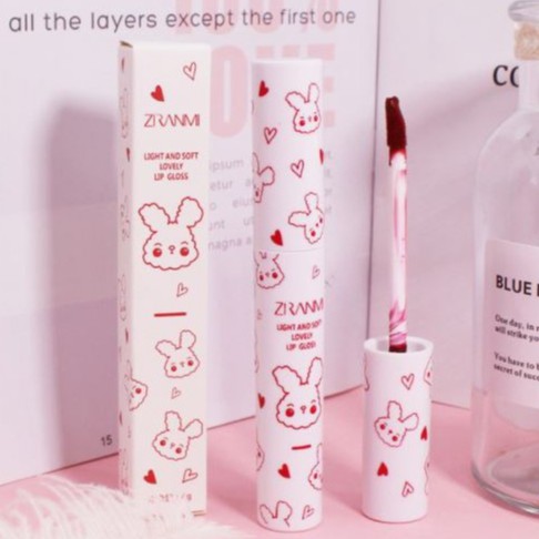 Son Kem Tint Chú Thỏ ZRANMI Light and Soft Lovely Lip Gloss