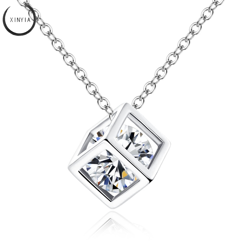 Dây Chuyền Hợp Kim Đính Đá Sang Trọng