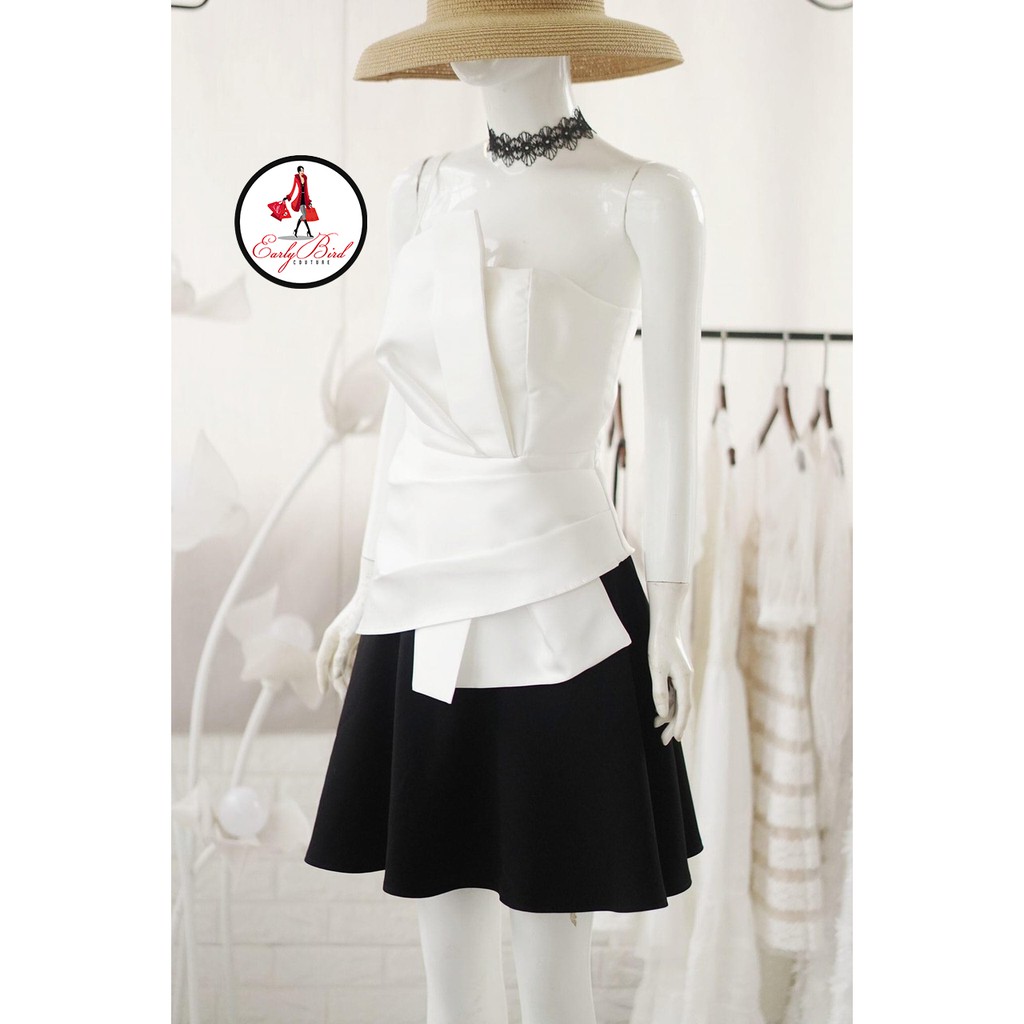 ÁO ĐI TIỆC VẢI LỤA TAFTA SIZE S,M,L MÀU TRẮNG, HỒNG - PANY | BigBuy360 - bigbuy360.vn